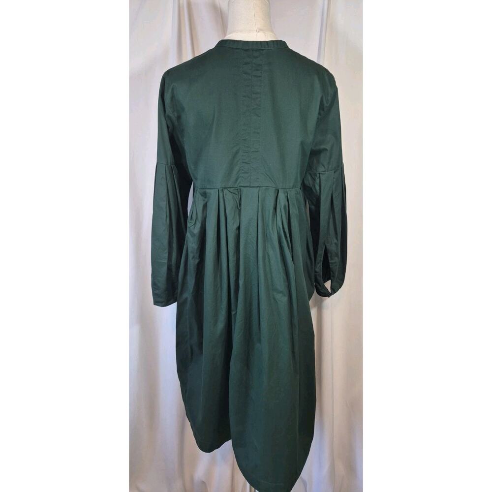 COS Minimalist Poplin Green Cotton Shirt Dress US 6 - Picture 9 of 12